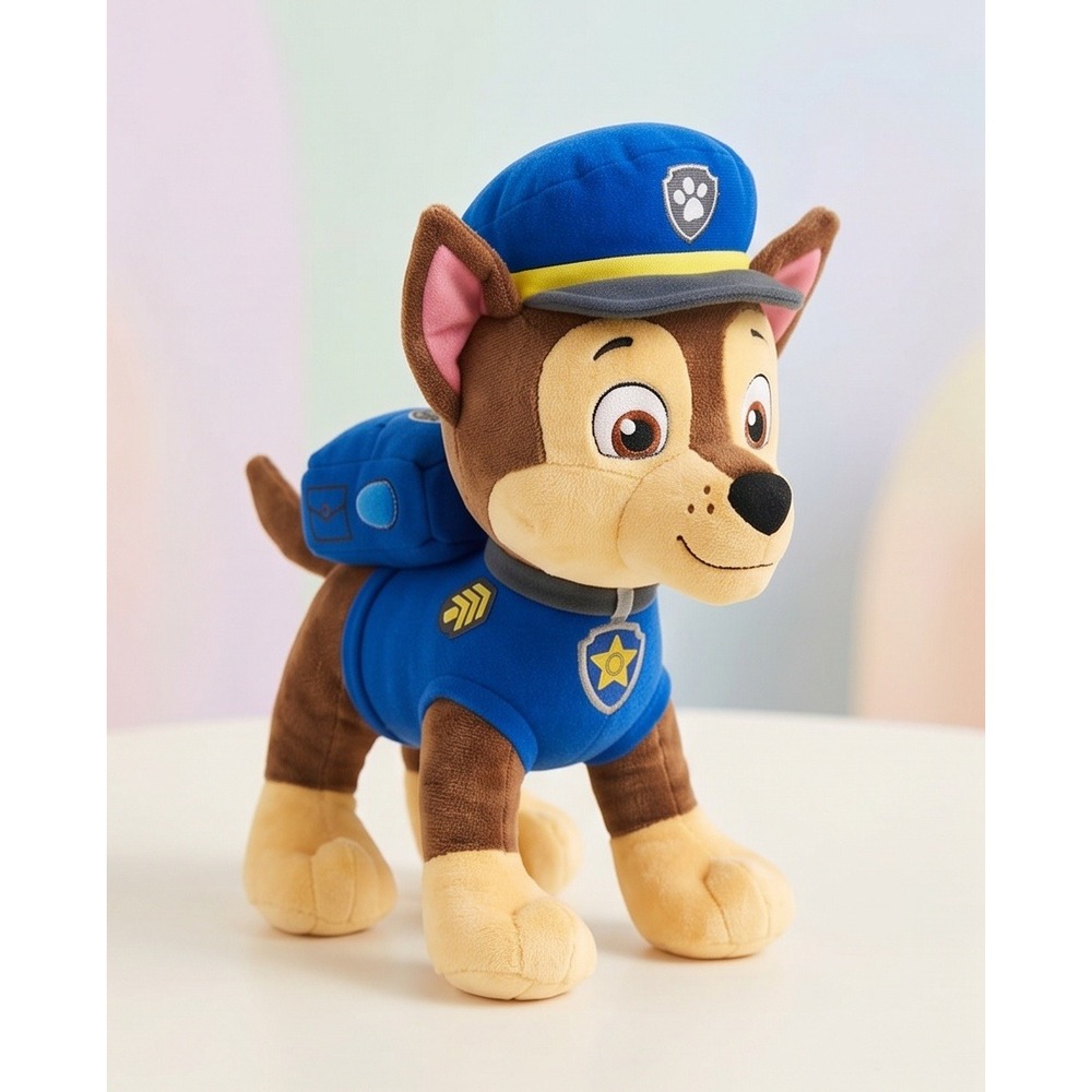 Nickelodeon Paw Patrol Chase Police Dog Plush Stuffed Animal 15 Inch